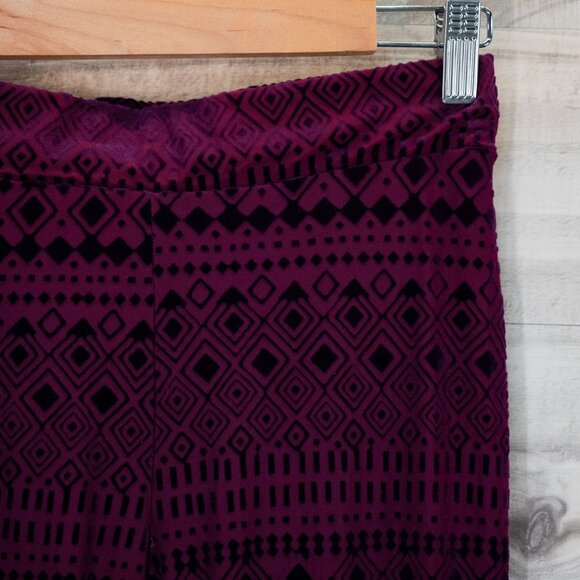 Free People purple flare legging - Picture 2 of 4